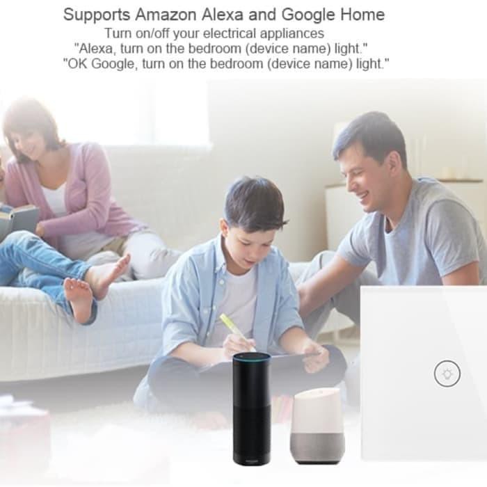 BARDI SMART WIFI TOUCH SWITCH SAKLAR - EU 2 GANG .
