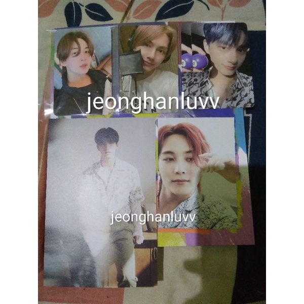 PHOTOCARD JUN POSTCARD JEONGHAN DK YOUR CHOICE & SEMICOLON JUN SEVENTEEN OFFICIAL