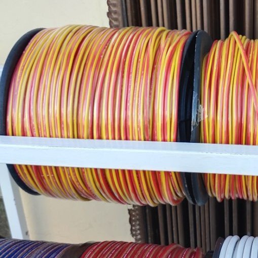 kabel listrik serabut / hyo transparan 2x1,5 kenko per meter