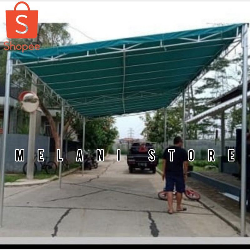 RANGKA TENDA BESI Macam ukuran