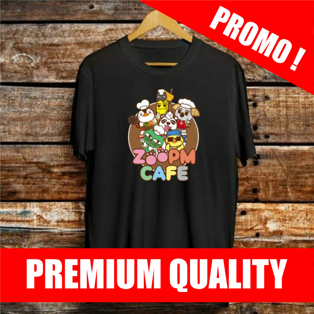 TERBATAS  KAOS DISTRO FASHION 2PM ZOOPM CAFE Kaos T-shirt T Shirt Baju Distro Pria Wanita Murah