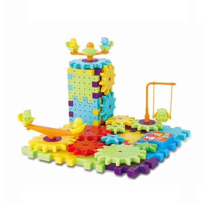 funny gear bricks / Brick Whells Mainan Edukasi Anak otak pintar