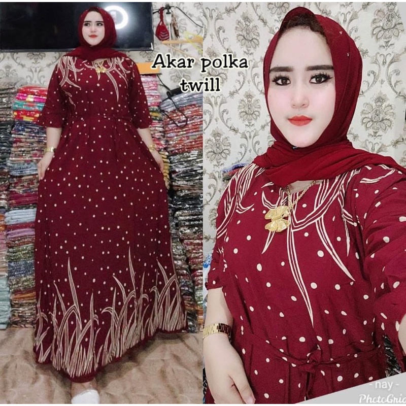 Gamis jumbo cabutan busui mahkota daster arab rayon