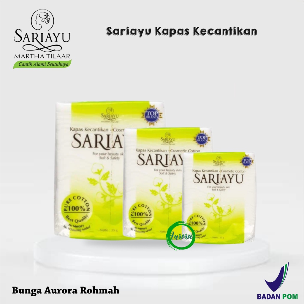 Sariayu Kapas Kecantikan | Beauty Cotton | Kapas Sariayu | Kapas Pembersih