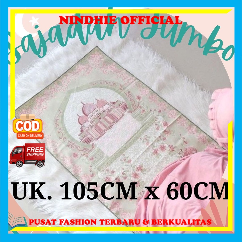 Sajadah  Sejadah Sholat Turkey Travel Anti Slip Traveling  Tipis Premium Dewasa Anak Wanita Pria Lip