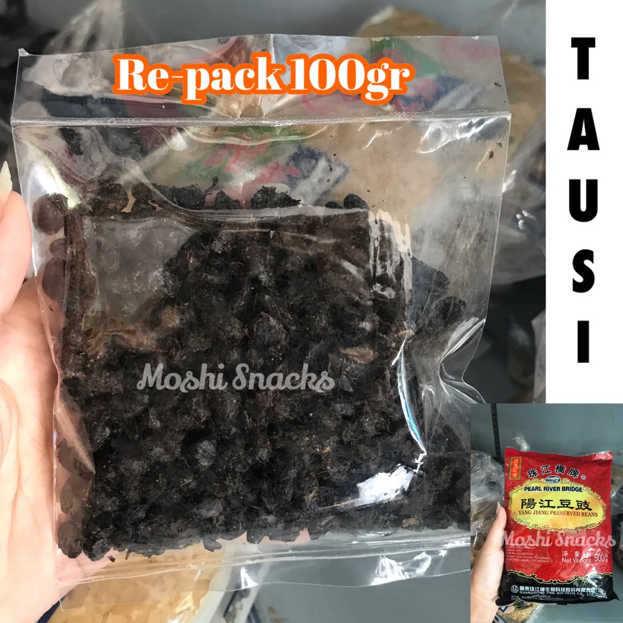 

Tausi 100gr Kacang Kedelai Hitam Salted / Yang Jiang Preserved Black Beans / Taosi Kering PRB