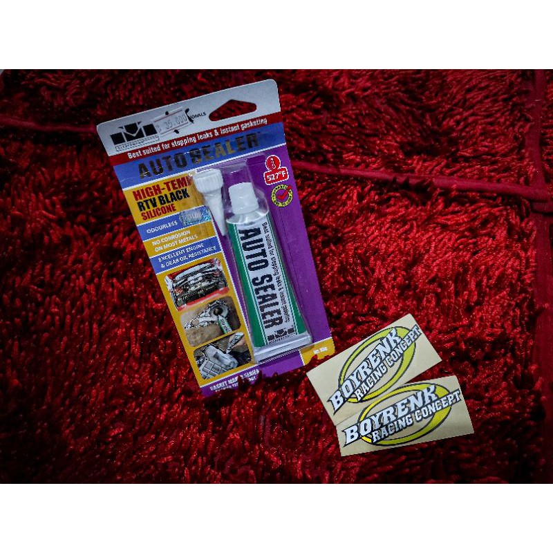 LEM AUTO SEALER HITAM 85GR - BOYRENK RACING CONCEPT