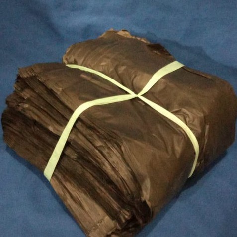 POTONGAN HARGA!!! Kantong Kresek Kiloan Hitam Tali "TEBAL" uk. 15 Harga per (1kg)