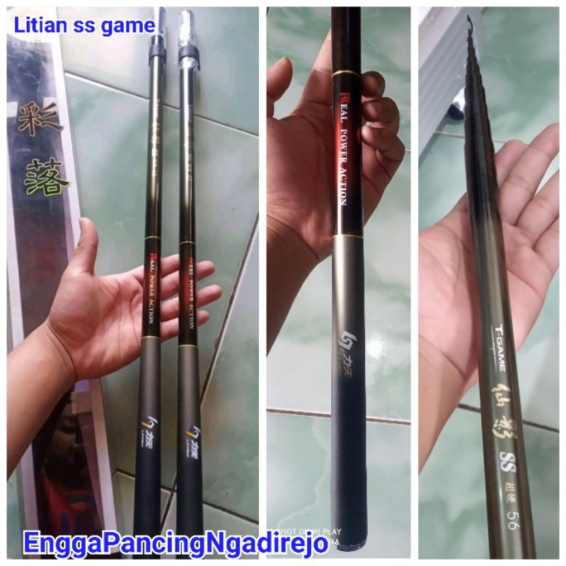 Joran tegek impor Litian ss game 450 cm / litian super game