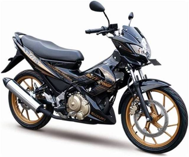 STIKER STRIPING SATRIA F 2012 SPESIAL EDITION BLACK FIRE