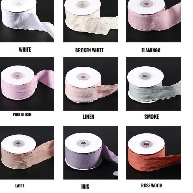 

❈ Korean wave ribbon / pita premium/pita kado ➥