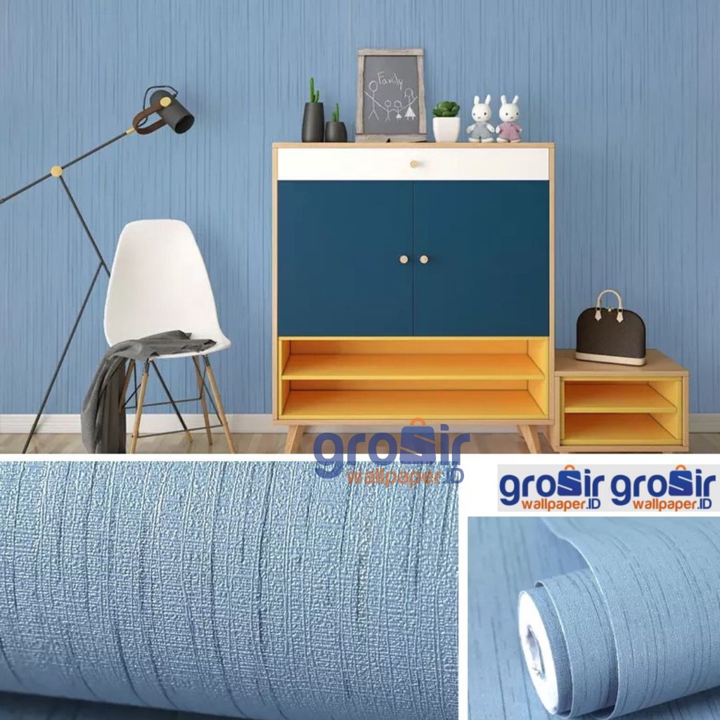 (COD) PROMO TERMURAH WALLPAPER 1 ROLL!! TERMURAH [53cm x 10 m] Wallpaper sticker / wallpaper foam wallpaper wallfoam 3D Polos Bertekstur High Quality Premium / Wallpaper murah kualitas terbaik