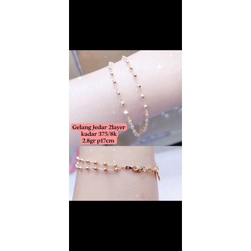 gelang jedar 2 layer 375