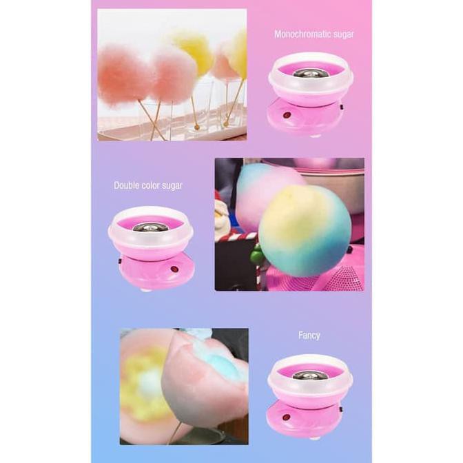 GS8 Alat Buat Gulali Di rumah Mesin Pembuat gulali Buat Gula Kapas Cotton Candy JK-MO5 Blue ANIMORE