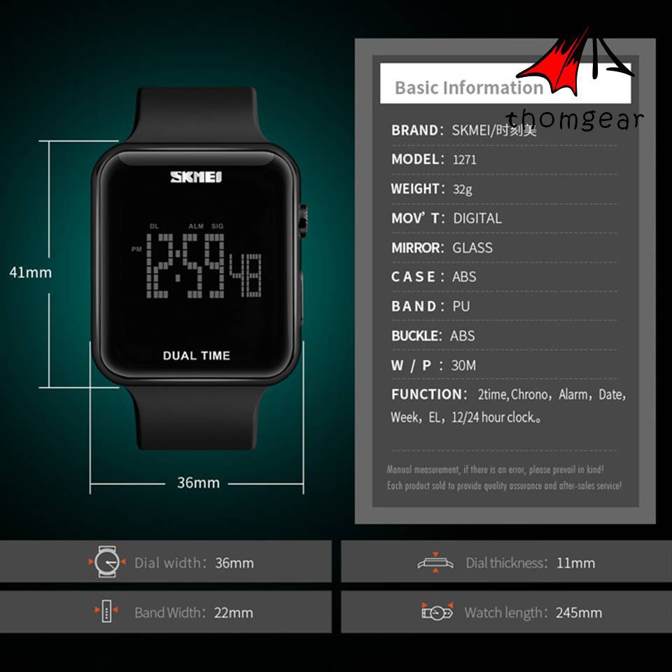 Jam Tangan Outdoor Skmei 1271 Thomgear Paiton Probolinggo Jm
