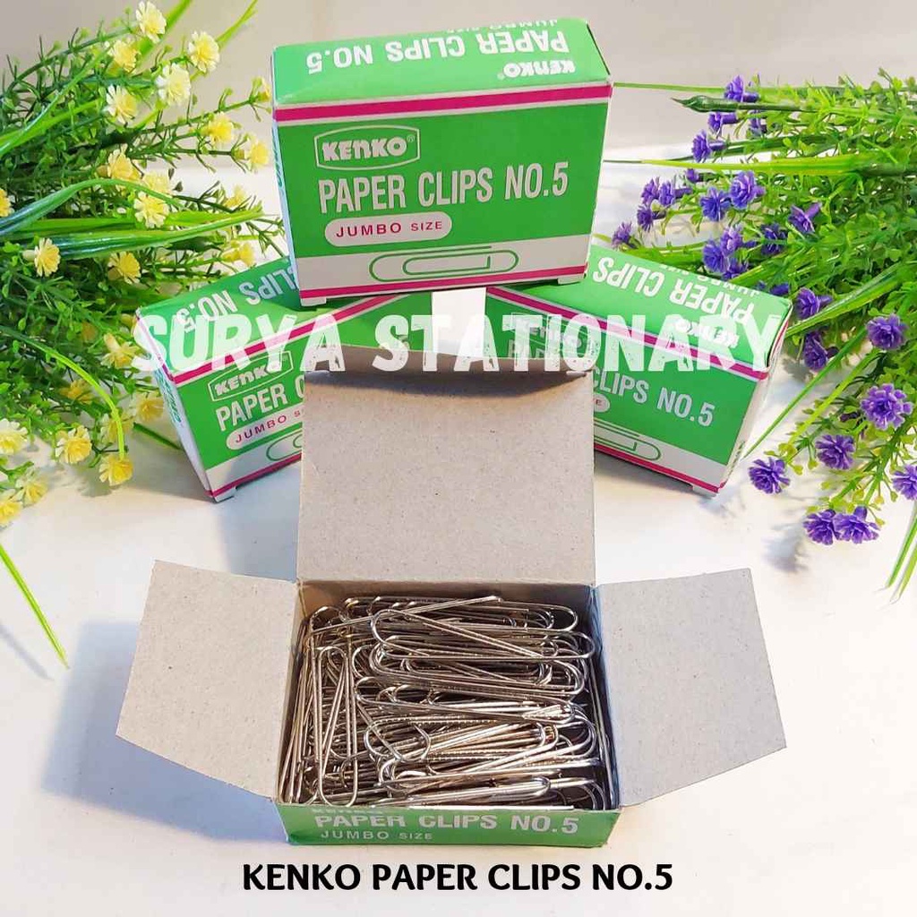 

(PCS) KENKO PAPER CLIP NO.5 / PENJEPIT KERTAS KENKO NO.5 /PAPER KLIP KENKO