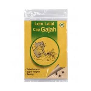 Lem lalat Cap gajah isi 3 lembar Lem perekat lalat pengusir lalat lem kertas lembaran lembar