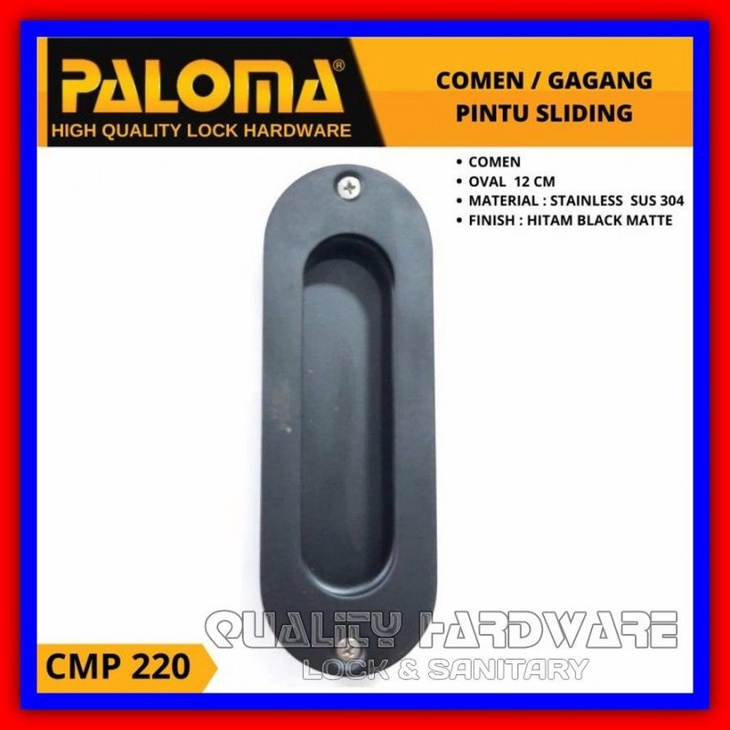 Jual Handle Pintu Geser Paloma Qhcmp Cm Handle Pintu Sliding Hitam Handle Tanam Murah