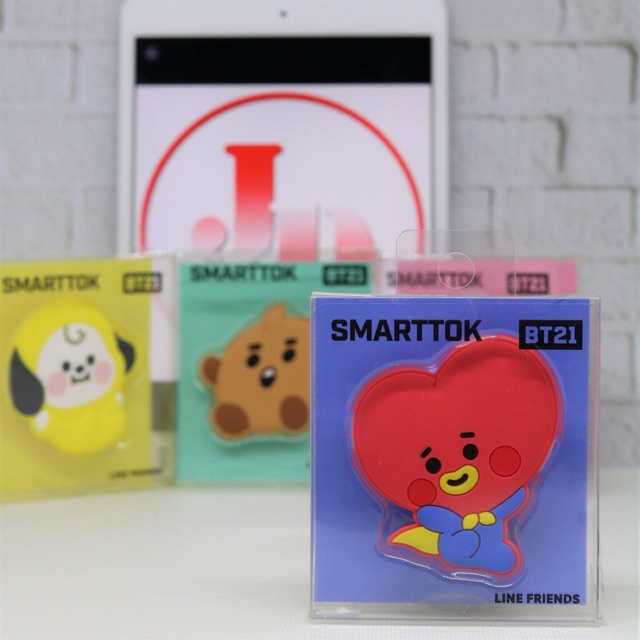 [READY STOCK] BTS BT21 OFFICIAL SMARTTOK GRIPTOK BABY COOKY/CHIMMY/TATA/SHOOKY