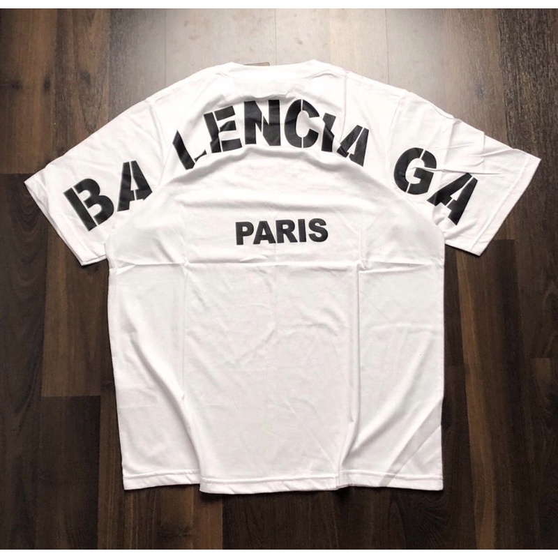 BAJU BALENCIAGA | KAOS BALENCI*GA SABLON TULISANBELAKANG BESAR 1:1 MIROR ORIGINAL| BISA COD BAYAR DI