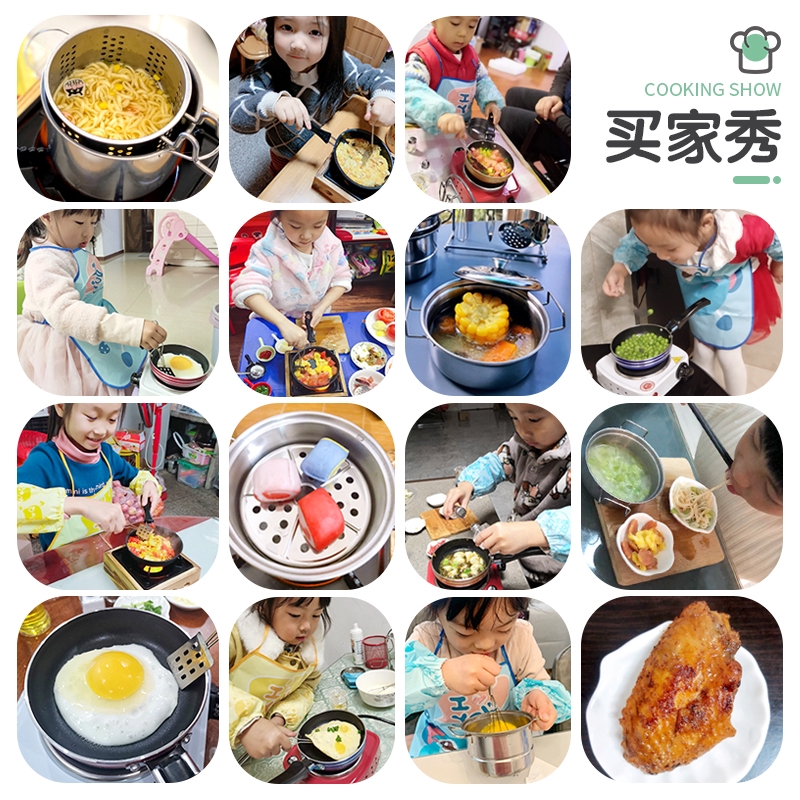 Mmtoys Mb218 Mainan Anak Simulasi Masak Masakan Kompor Asli Alat Lengkap Dapur Panci Mini Stainless Shopee Indonesia