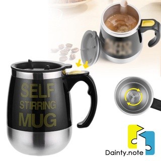 gelas mug self stirring new gelas aduk Otomatis Stainless steel Coffee Magic Teh