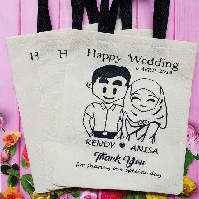 GOODIEBAG SOUVENIR I SOUVENIR WEDDING I SOUVENIR MURAH I F20x25