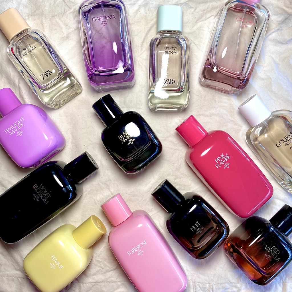 [Decant Share] Zara Parfum - Gardenia Orchid Wonder Rose Red Vanilla Black Amber Nuit Pink Flambe Nude Bouquet Lightly Bloom Femme Applejuice Oriental Violet Blossom Rose White Fields at Nightfall