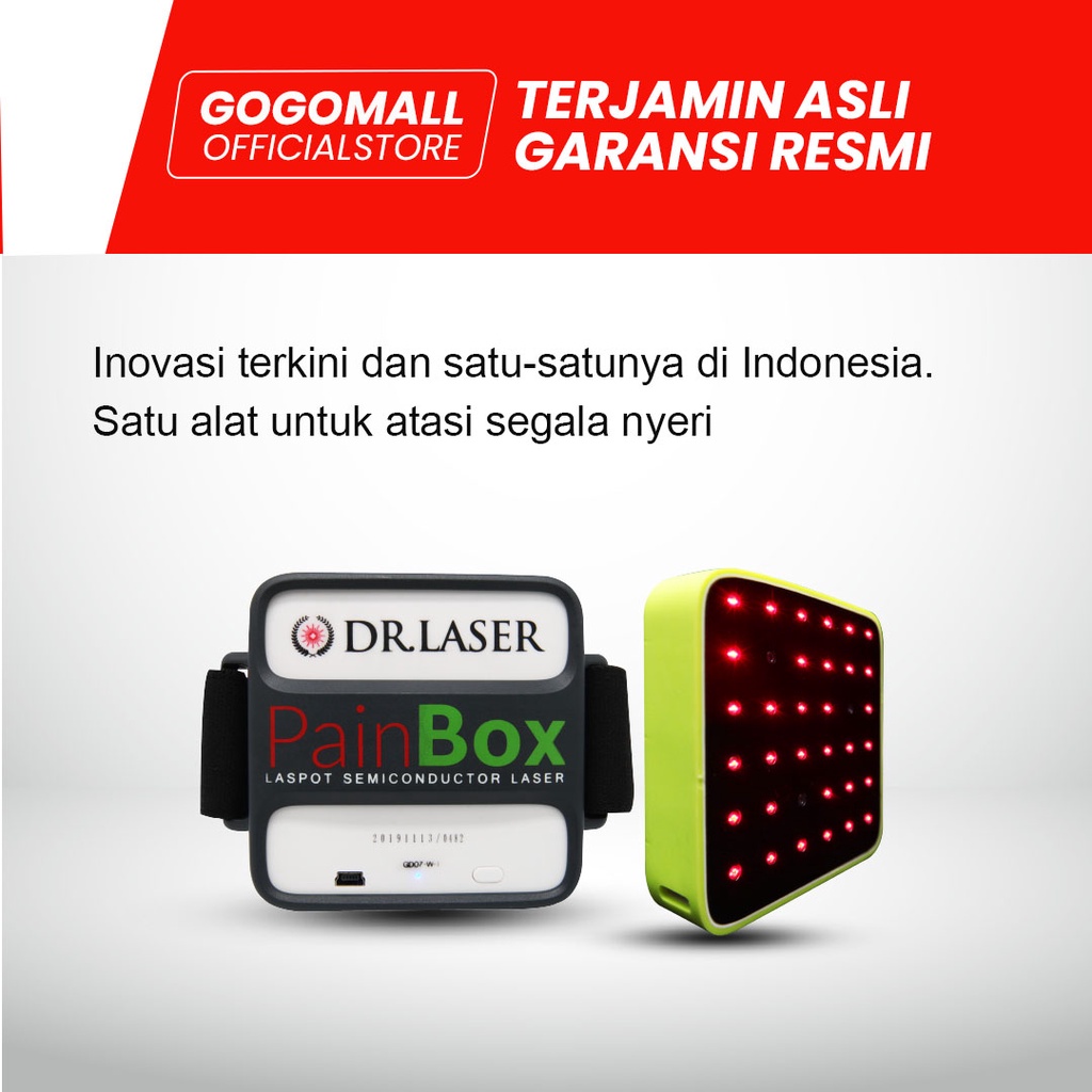 DR. LASER PAINBOX ALAT TERAPI PORTABLE MENCEGAH MENGATASI NYERI LUTUT