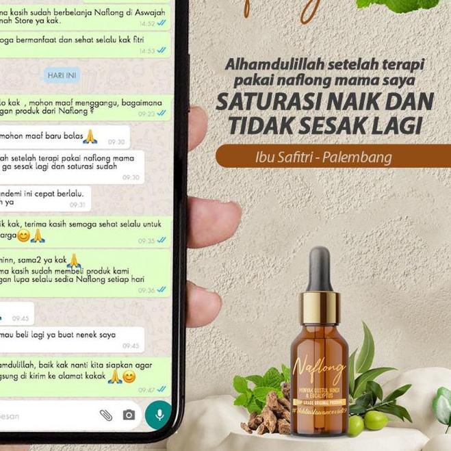 ♖ MINYAK QUSTHUL HINDI + KAYU PUTIH NAFLONG ESSENTIAL OIL ORIGINAL ۩