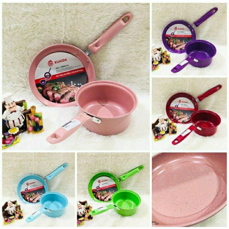 Teflon Set Kuaida Isi 2 pcs 22cm & 16cm