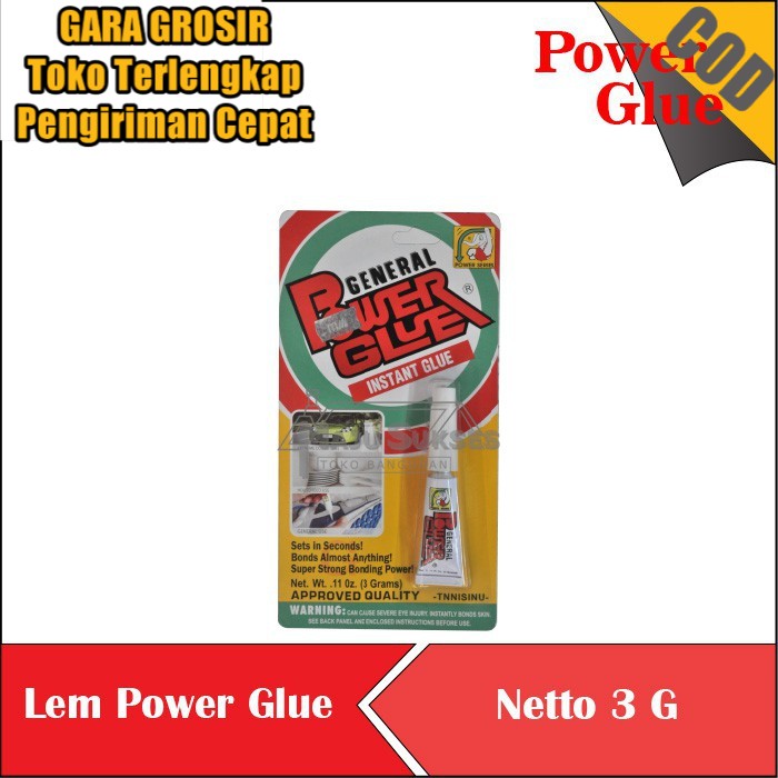 

Lem Power Glue Original Hologram General 11oz 3 gr