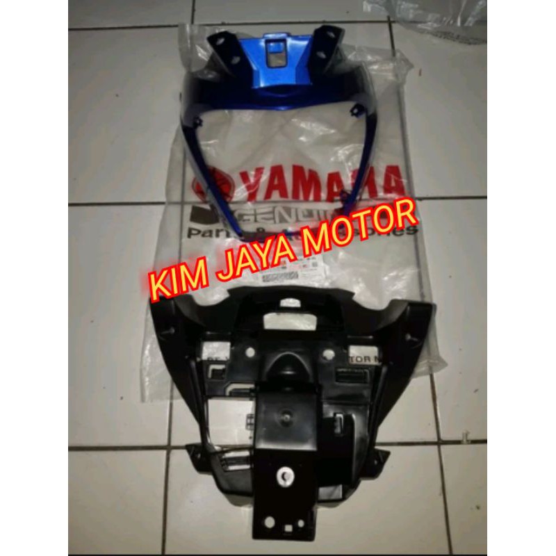Paket Batok Lampu-Batok Depan biru Plus Belakang Yamaha All New Vixion-Vixion R-Vixion Led ORIGINAL