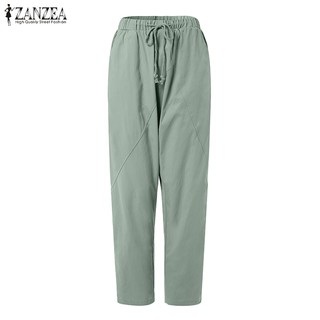 ZANZEA Celana Harem Panjang Casual Model Crotch Ada ZANZEA Celana Harem Panjang Casual Model Crotch Ada