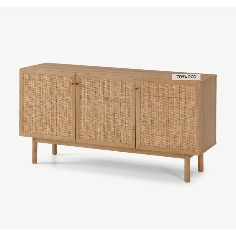 Buffet rattan/ buffet kayu minimalis/ buffet serbaguna/ buffet kekinian