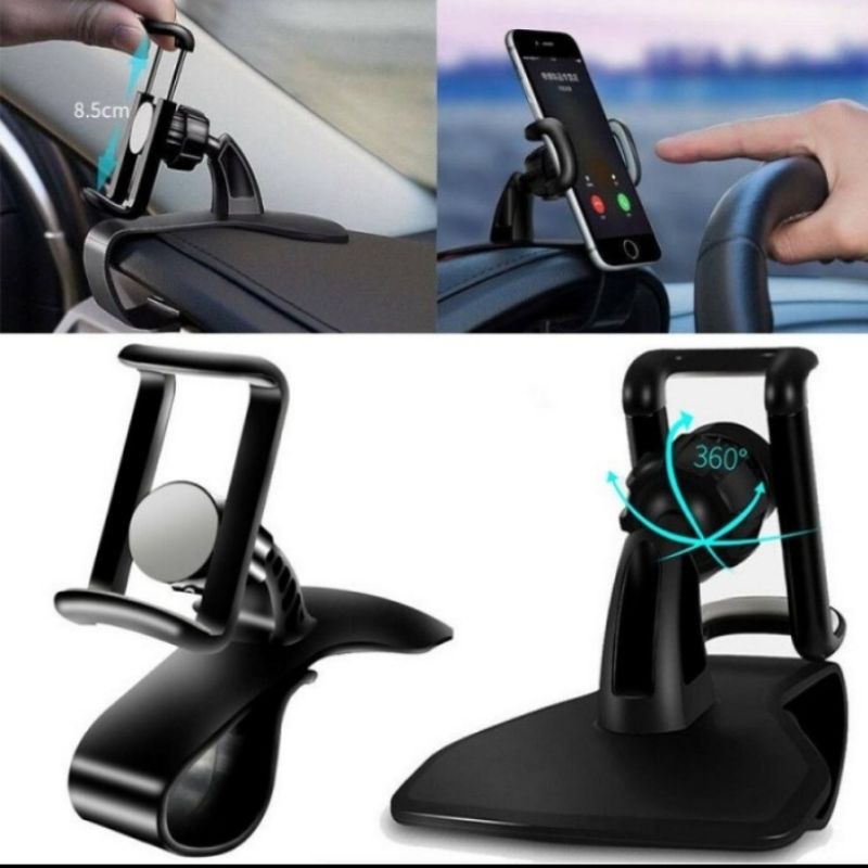 Car Holder HP Mobil Dashboard Jepit - Holder HP Mobil Universal