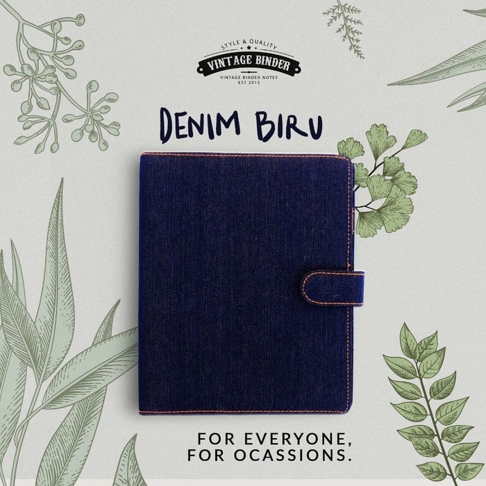 

Produk Unggulan Agenda / Note / Binder Jeans Blue Denim Ring 26 Sale!!!