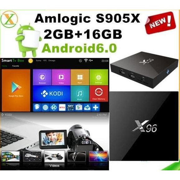Tv Box X96 Android Tv Box X96 Amlogic S905X Quad Core Marshmallow 2Gb Terlaris