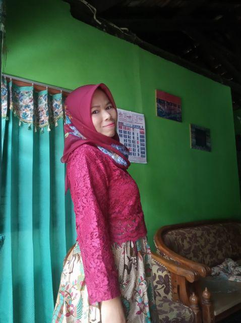 Couple Batik Gamis Brokat Cindrawasih Kamaratih