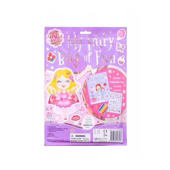 

My Fairy Bag of Fun with Colouring Book, Crayons and Stickers