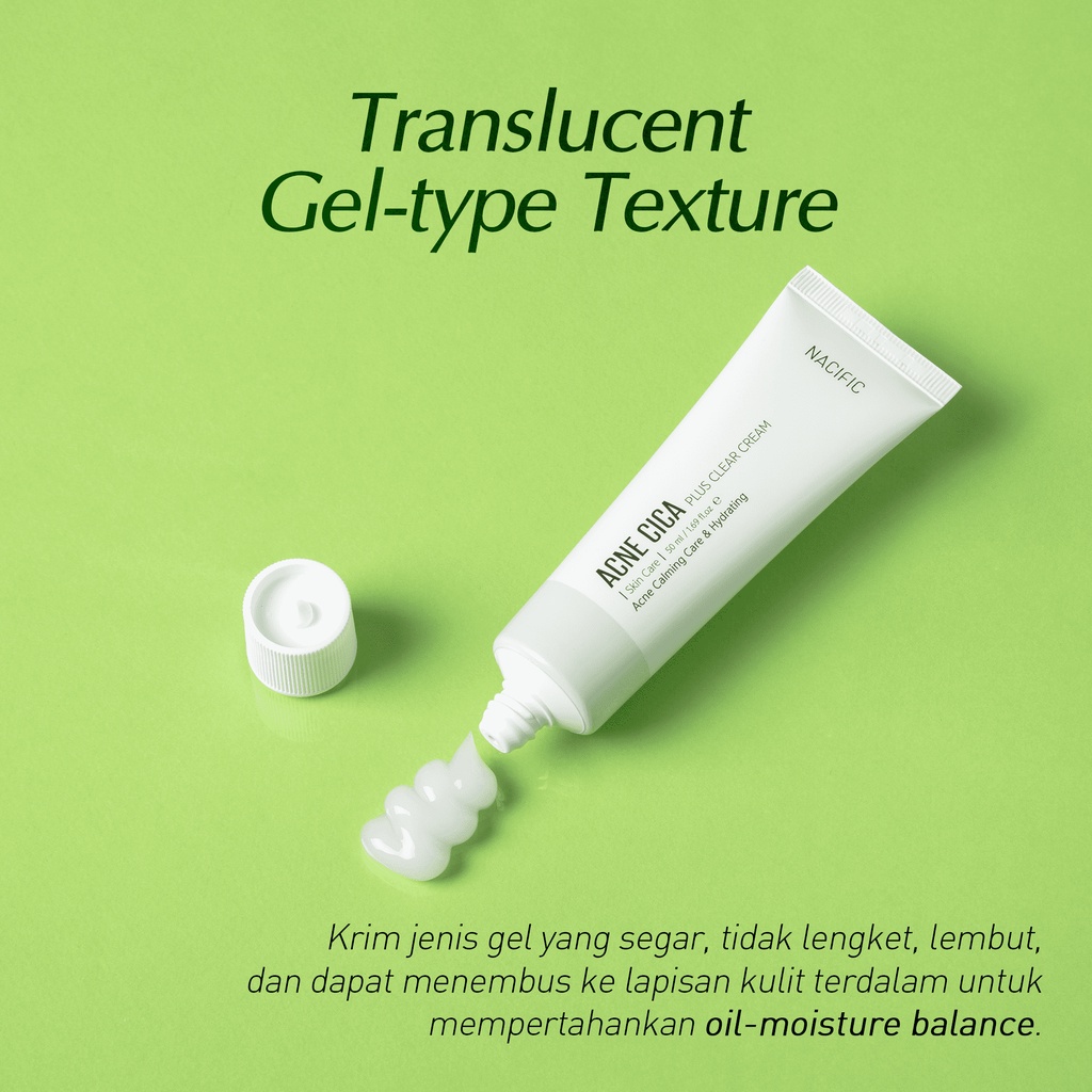 ★ BB ★ Nacific Acne Cica Plus Clear Cream Skin care 50 ml - Face Cream - Cream Wajah