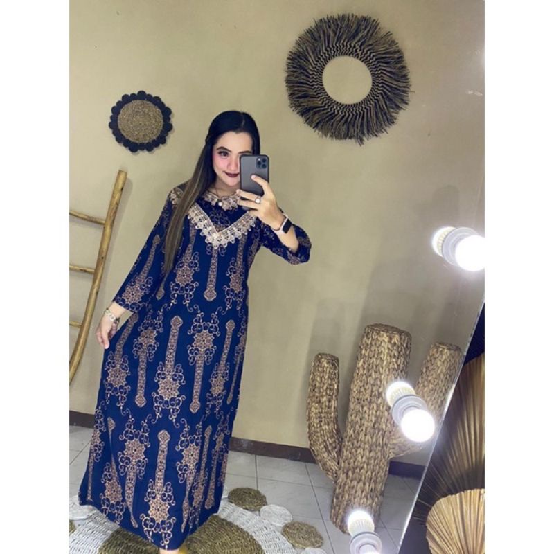 DASTER ARAB BROKAT RENDA SULTAN LENGAN PANJANG | RAYON SUPER GRADE A