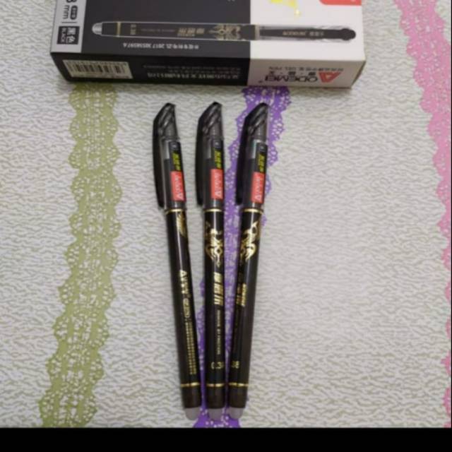 

Pulpen gel bisa di hapus / eraseable pen