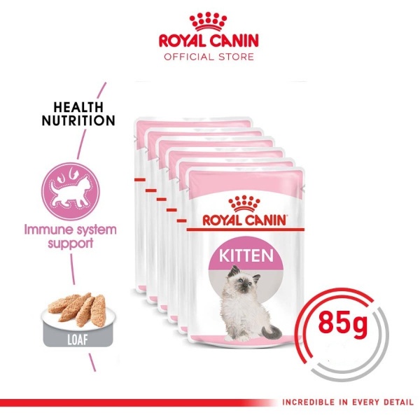 Royal Canin Kitten Pouch IN LOAF 85gr Makanan Basah Anak Kucing RC Wet