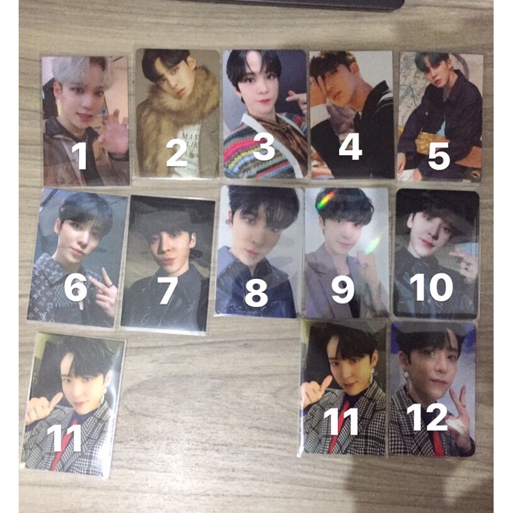 photocard yunho ateez