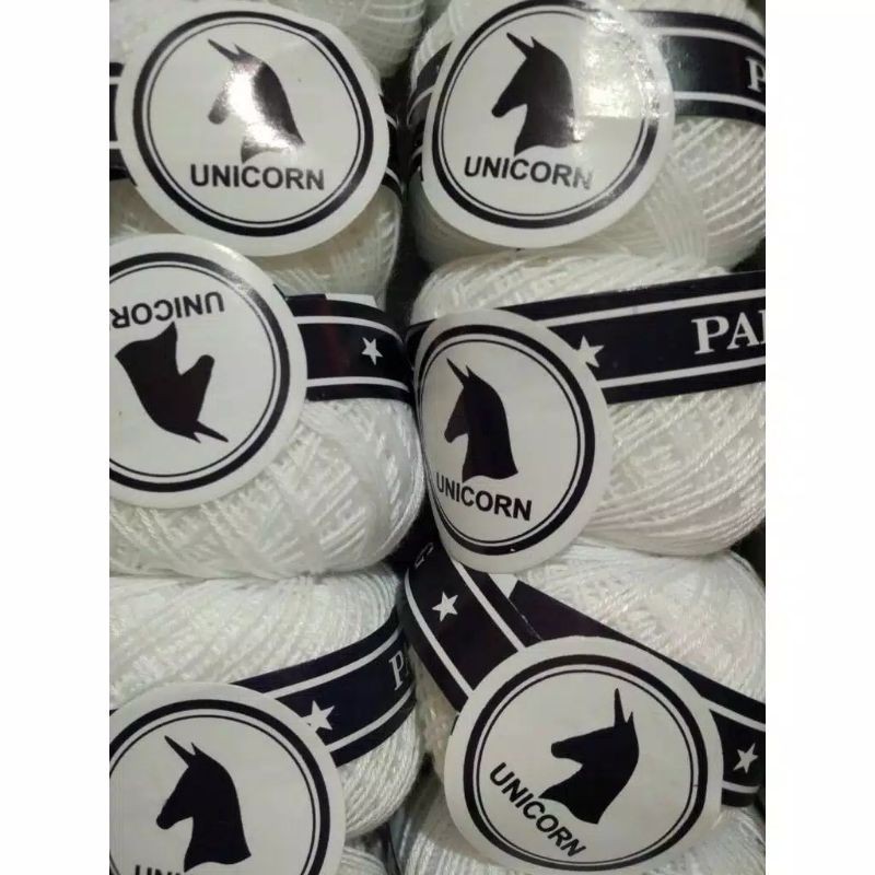 Benang akte UNICORN LIE FUNG - crochet cotton - benang rajut nylon - jahit - sulam