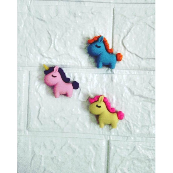 

Cute Unicorn shape Eraser / Penghapus Pensil bentuk Unicorn