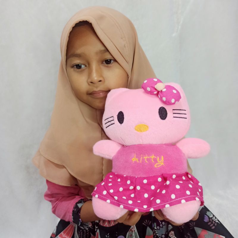 boneka hello Kitty BAJU S MURAH 21cm