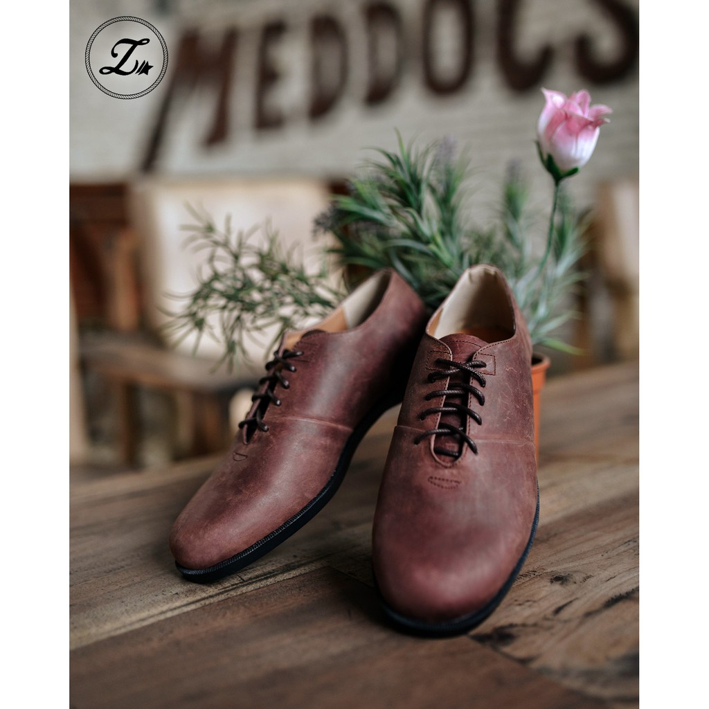 Zapato Footwear Arman - Sepatu Pria Kulit Asli Derby Casual Original (Leather)