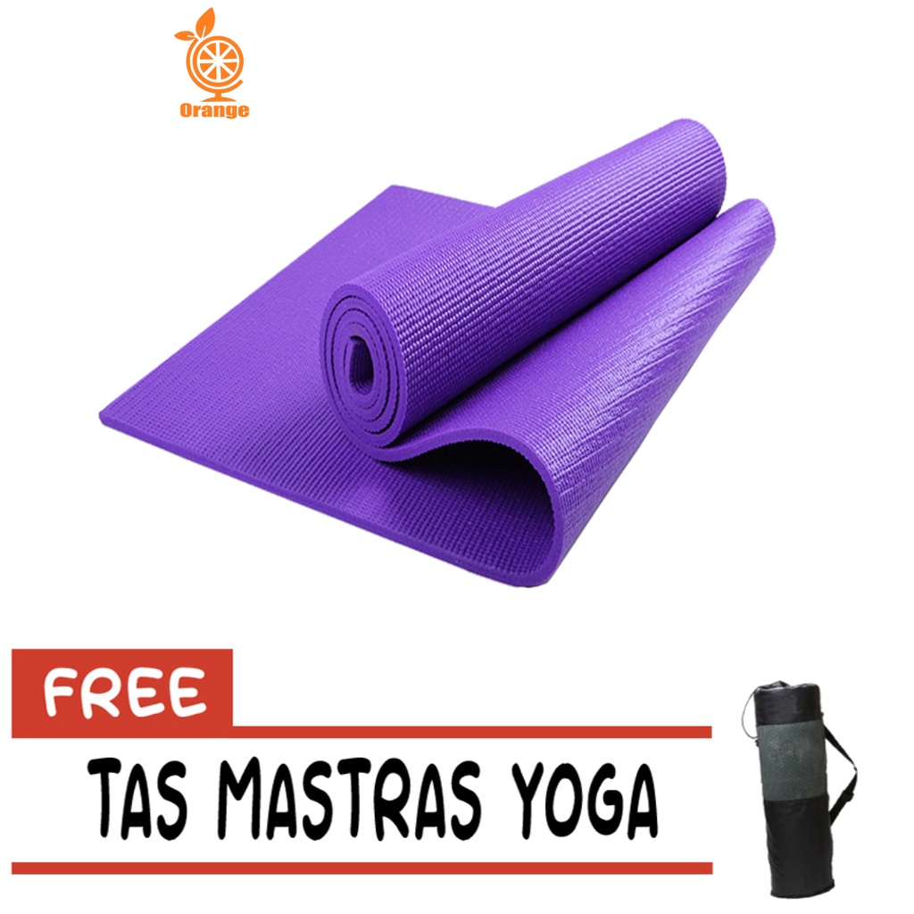 Matras Yoga Anti Slip Matras Olahraga Free Tas Matras Yoga Anti Selip Kualitas Bagus GOSHOP88